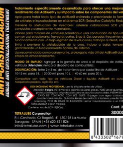 PS0 Tratamiento Anticristalizante para Adblue Tetralube SCR